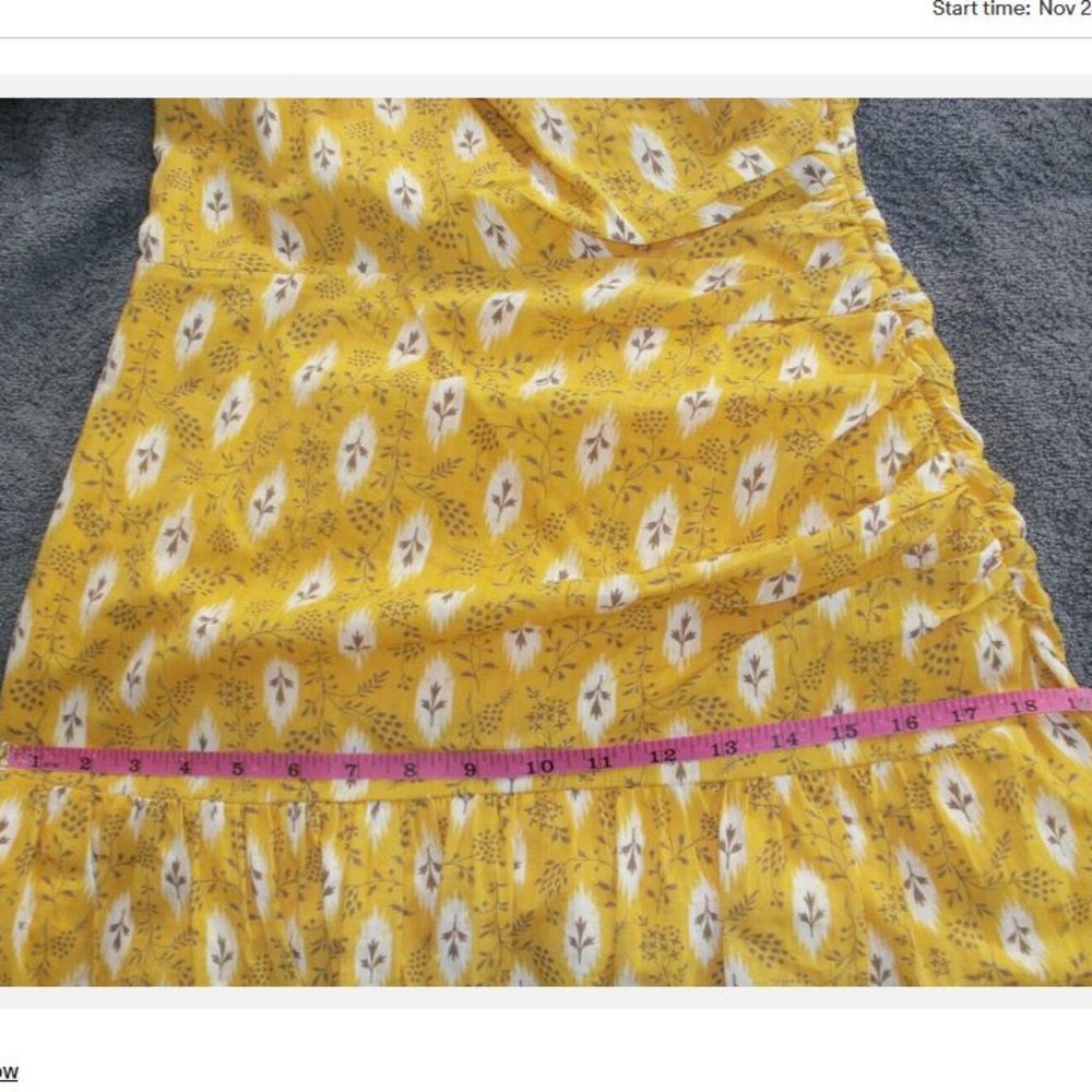 NWT Veronica Beard Virginia One Shoulder Maxi Dress Sun Multi 4 - Picture 11 of 12